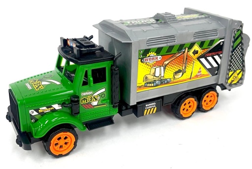 [6007-8] @Carro constructor basurero grande  