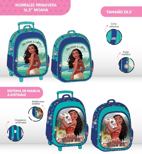 [626-018-2109] Morral prim. personaje grande moana