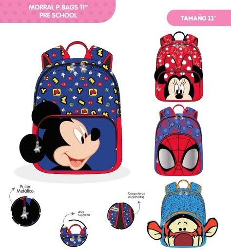 [4041-007] Morral prim. personaje pequeño pre school