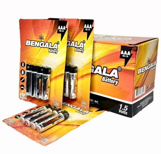 [BG008] Pila bengala 3AAA carton x4 caja x10