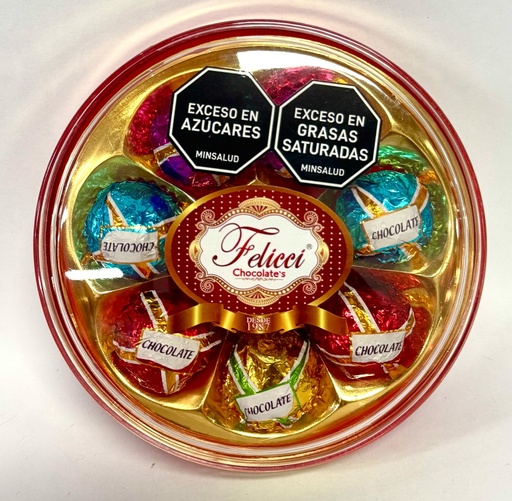 [R08] Chocolate feliccie redondo x8 