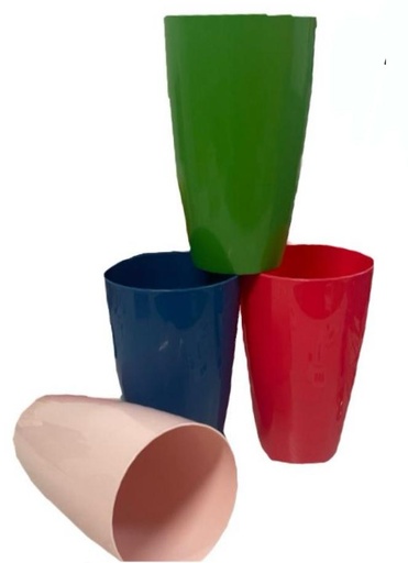 [FH024-VA] Vaso plastico 16oz redondo PQT X12