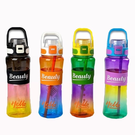 [7779-SLT] @Termo fino importado 850ml neon