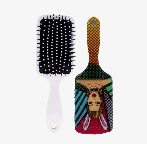 [WP543] Cepillo peinar salon estampado 