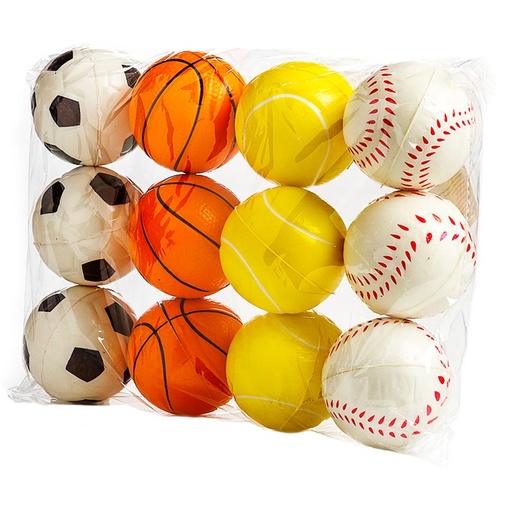 [PT23118] Pelota relajante deporte grande paq x6 