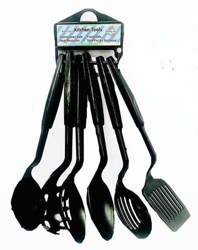 [DK-2768] @Cucharones set negro x6
