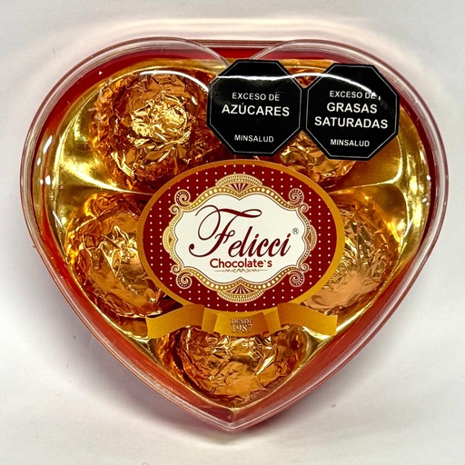 [UR-20244] Chocolate feliccie corazon X5 doble  