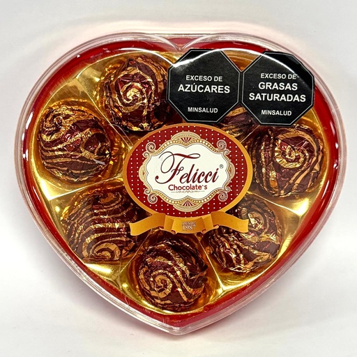 [UR-20251] Chocolate feliccie corazon X8 