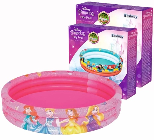 [91099] Piscina inflable 3 aros princesas disney 1.22X30M 