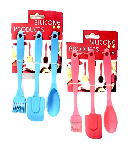 [PT27115] Set utensilios cocina silicona x3
