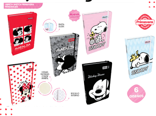 [P3752] Agenda primavera personajes