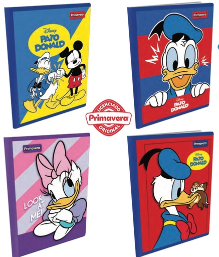 [P3786] Cuad cosido prim. 100 H raya donald