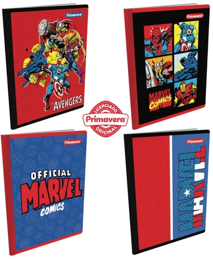 [P3892] Cuad cosido prim. 100 H raya marvel