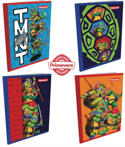 [P3841] Cuad cosido prim. 100 H raya tortugas ninja