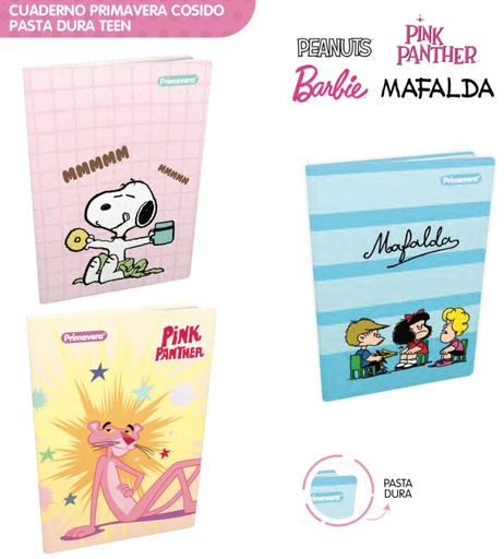[P1543] Cuad cosido prim. p.dura100 H raya mujer