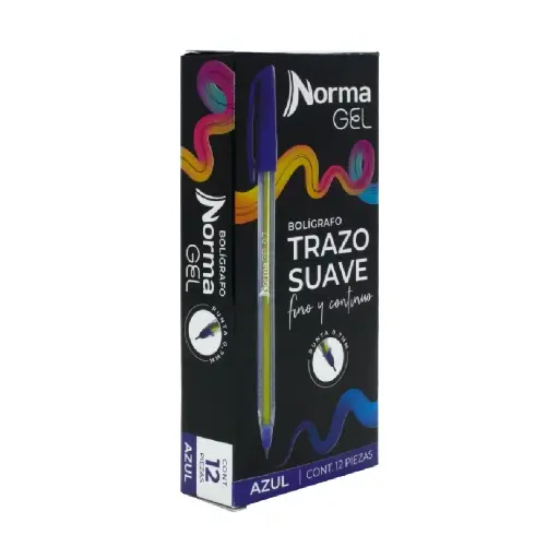 [560360] Lapicero norma .7 tapa azul x12