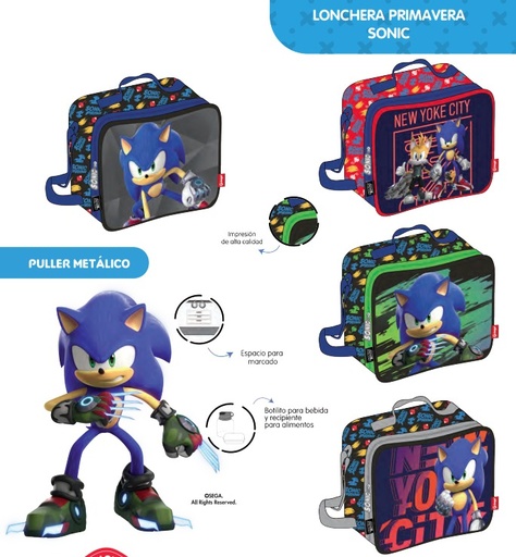 [623-120-2267] Lonchera prim. sonic orizontal