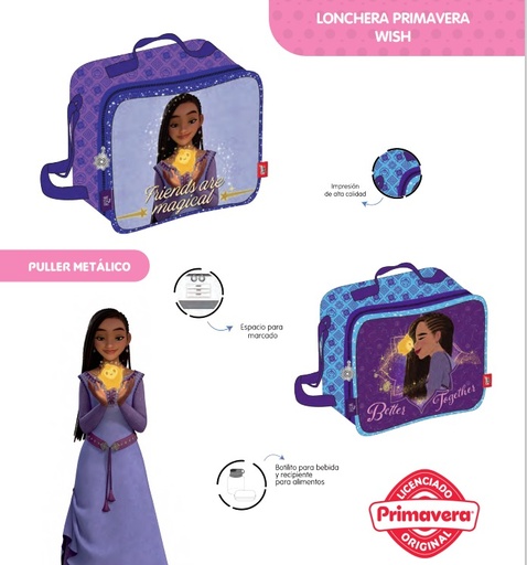 [625-018-2112] Lonchera prim. wish horizontal