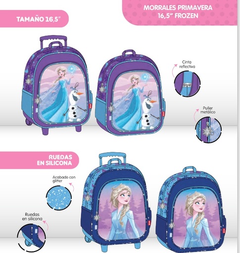 [624-018-1582] Morral prim. grande ruedas frozen
