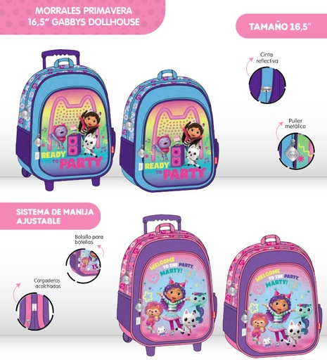 [624-041-2106] Morral prim. grande ruedas gabby