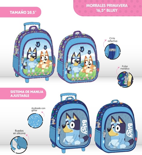 [626-105-2104] Morral prim. personaje grande bluey