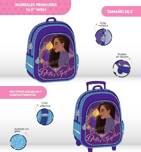 [626-018-2112] Morral prim. personaje grande wish