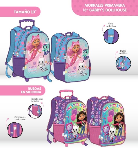 [617-041-2106] Morral prim. personaje pequeño gabby