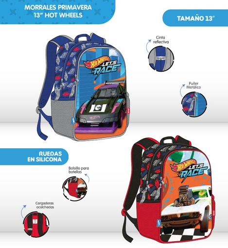 [621-028-1511] Morral prim. personaje pequeño hot wheels