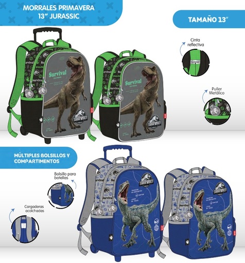 [621-041-1647] Morral prim. personaje pequeño jurassic