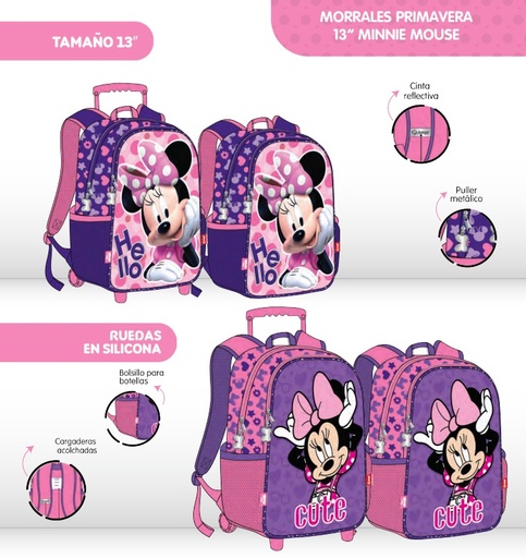 [617-018-1520] Morral prim. personaje pequeño minnie