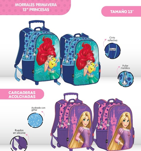 [617-018-1581] Morral prim. personaje pequeño princesa