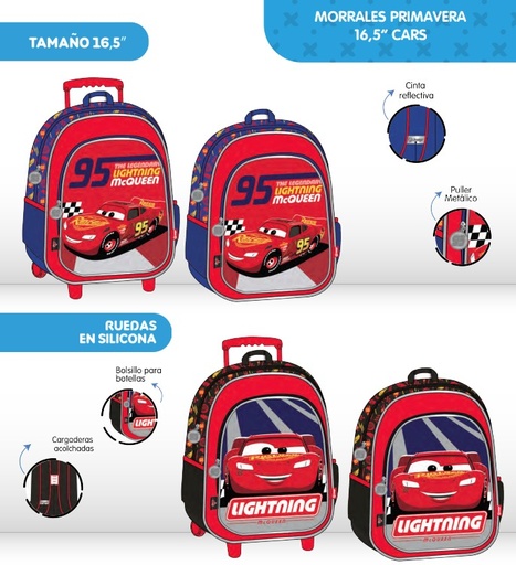 [620-018-1583] Morral prim. personajes grande cars