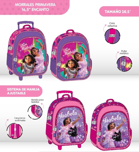 [626-018-1985] Morral prim. personajes grande encanto