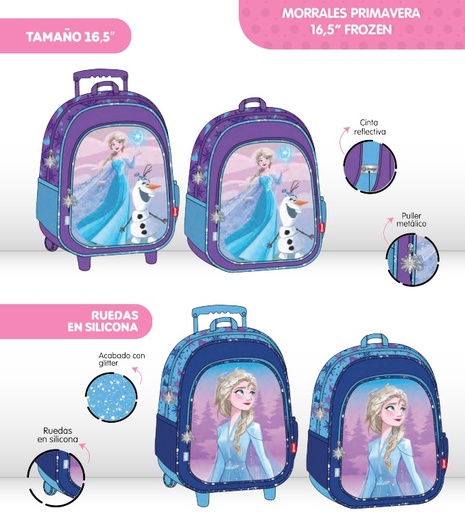 [626-018-1582] Morral prim. personajes grande frozen