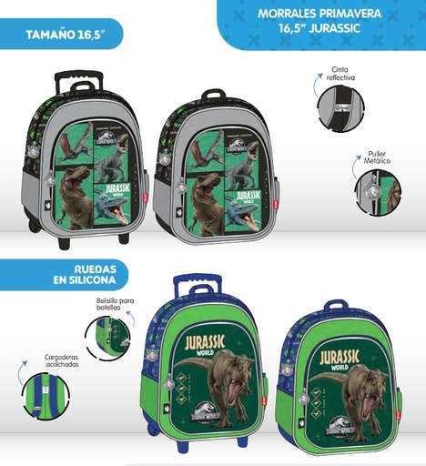 [620-041-1647] Morral prim. personajes grande jurasic