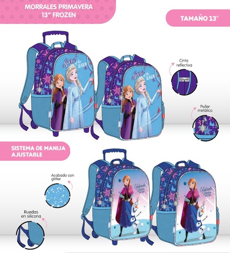 [617-018-1582] Morral prim. personajes pequeño frozen