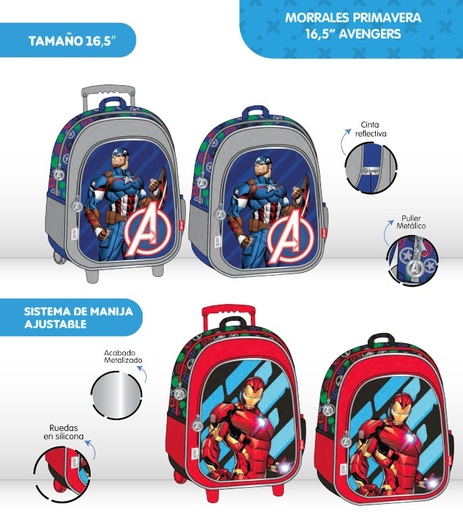 [622-003-1510] Morral prim. ruedas grande avengers