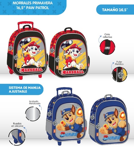 [622-029-1514] Morral prim. ruedas grande paw patrol
