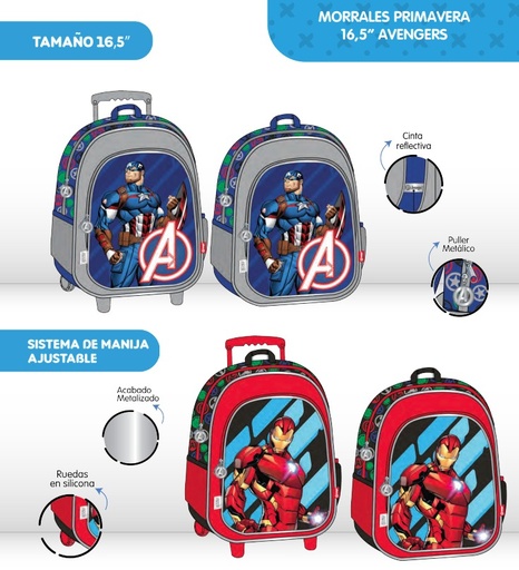 [620-003-1510] Morral prim.personaje grande avengers