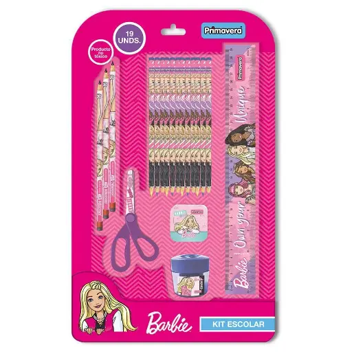 [P3147] Set uso escolar primavera barbie