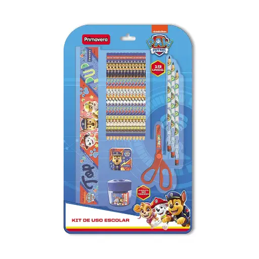 [P3151] Set uso escolar primavera paw patrol